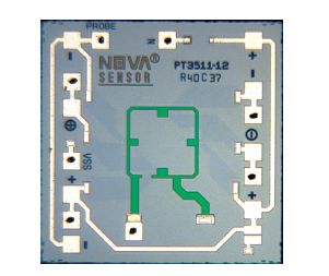 NovaSensor PT3512 Pressure and Temperature Sensor Die