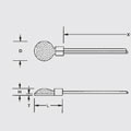 Thermometrics Sensor Assemblies | Adhesive Mounted Surface Sensors